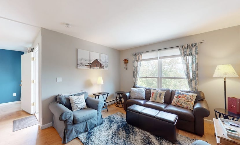 Family-Friendly, Mountain-View Condo with Deck, WiFi, and Fireplace