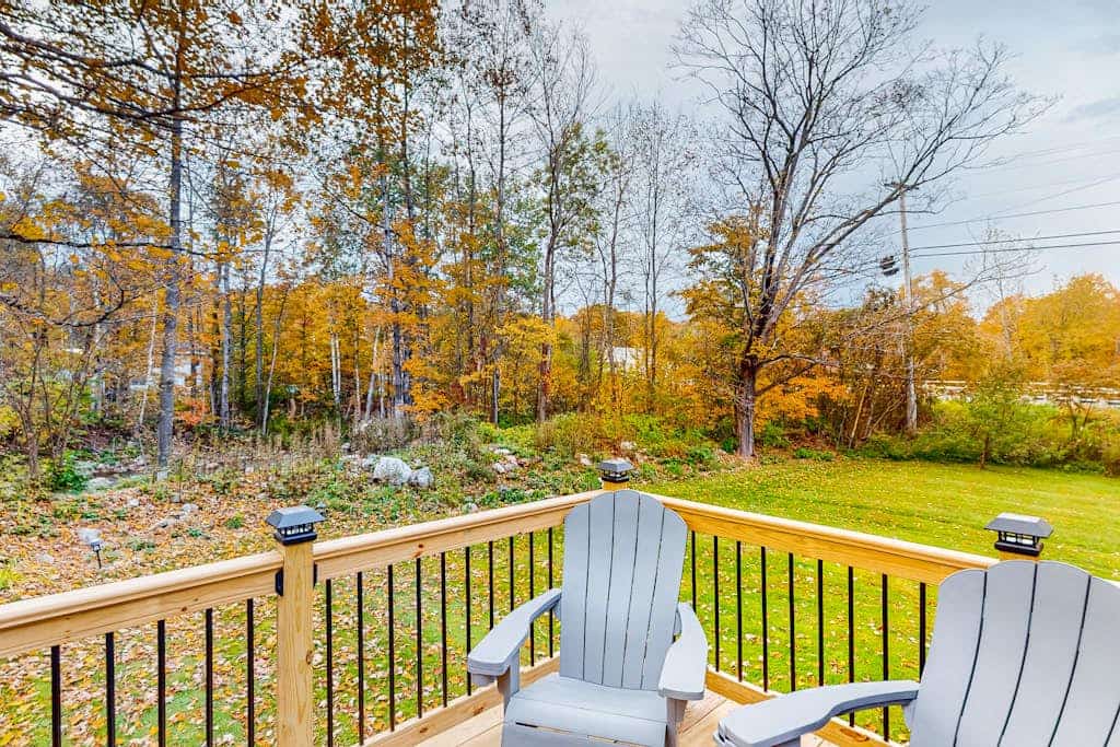 Charming dog-friendly home with private deck, firepit, washer/dryer, & cable