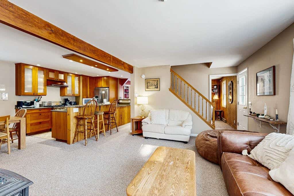 Cozy, updated riverfront home with gas stove & AC