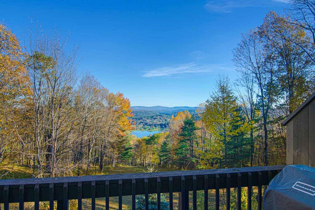 Quechee Ski Area condo on the ski trail - mountain views & AC
