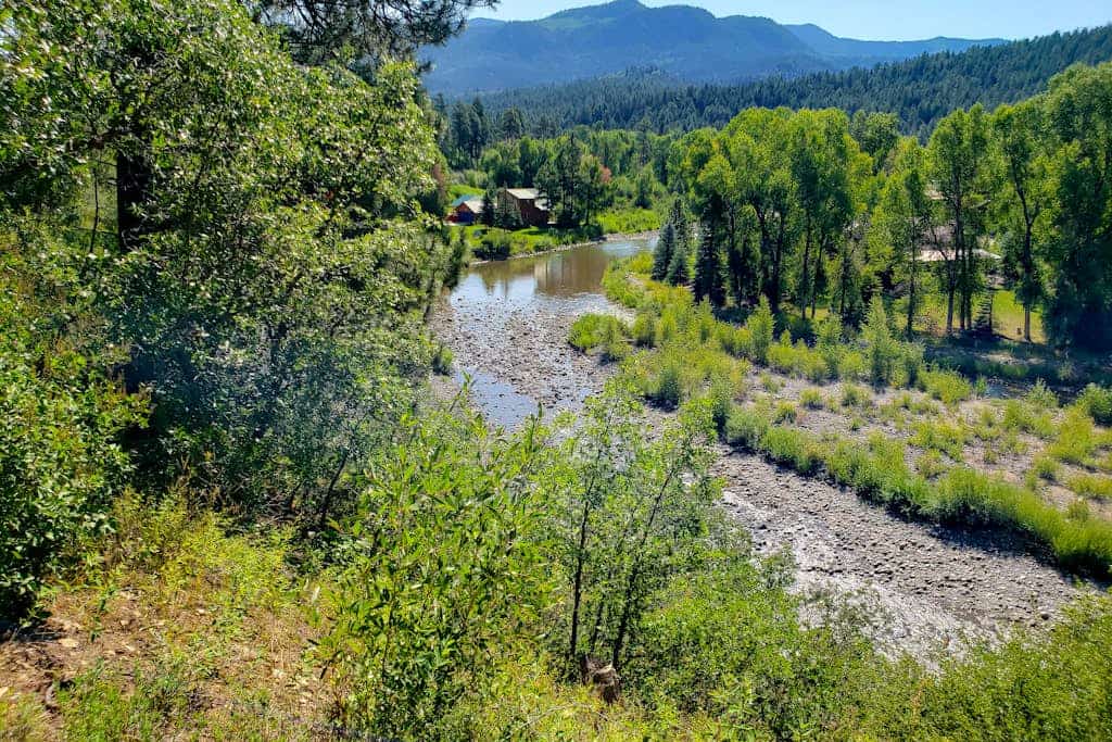 Beautiful Riverfront Log Cabin with Mountain Views, Firepit, and Gas Grill