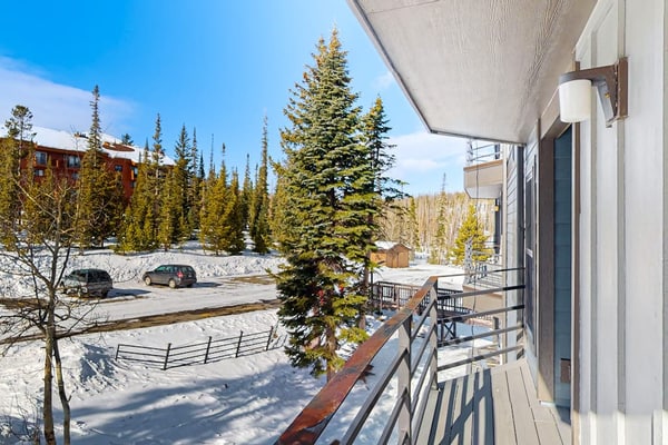 Cozy condo with mountain views & fireplace - close to skiing