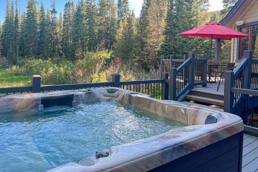Dog-friendly home with private hot tub, mtn views, deck, wood stove, fireplace