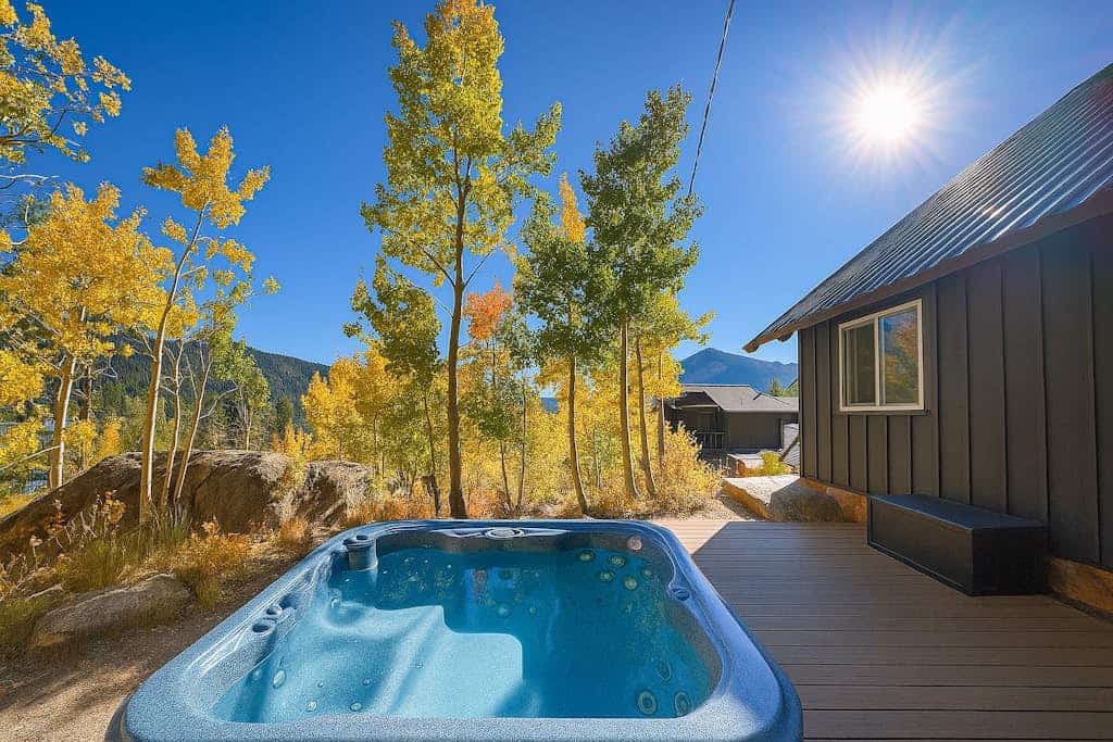 Amazing dog-friendly mountain view home with hot tub, wood stove, patio, & deck