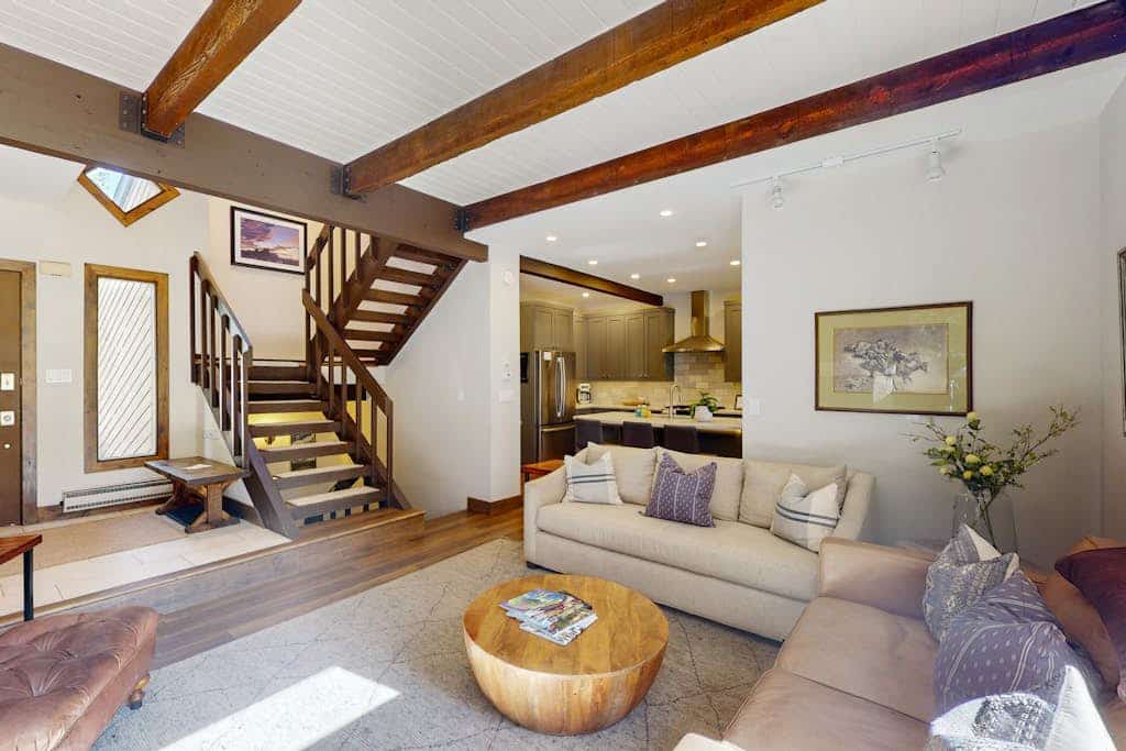 Luxe Mountain-View Escape on Golf Course w/ Fireplace, Garage, Internet & W/D
