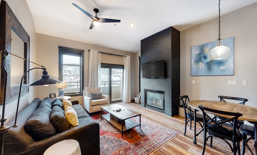 Main Street Station #2404 top-floor condo with private balcony