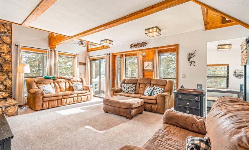 Comfortable Dog-Friendly Home within Walking Distance of Lake - Wooded Setting