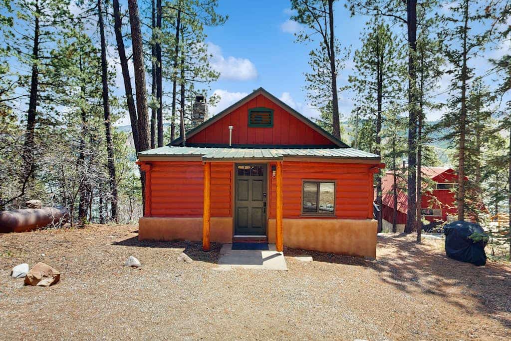 Waterfront cabin on Vallecito Lake with WiFi, large deck, & lake views