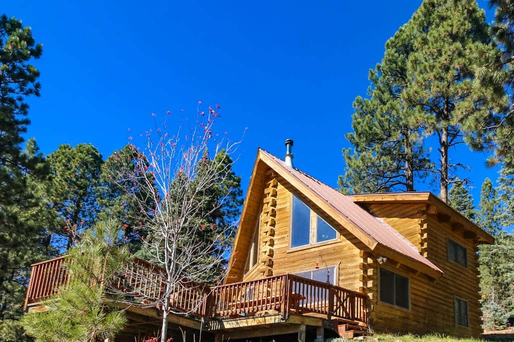 Unplugged dog-friendly getaway with tree-lined views