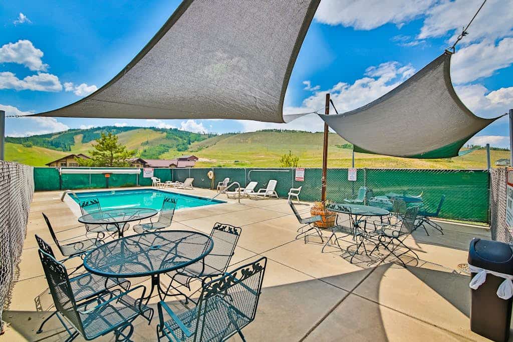 Condo with Fireplace & Outdoor Heated Pool