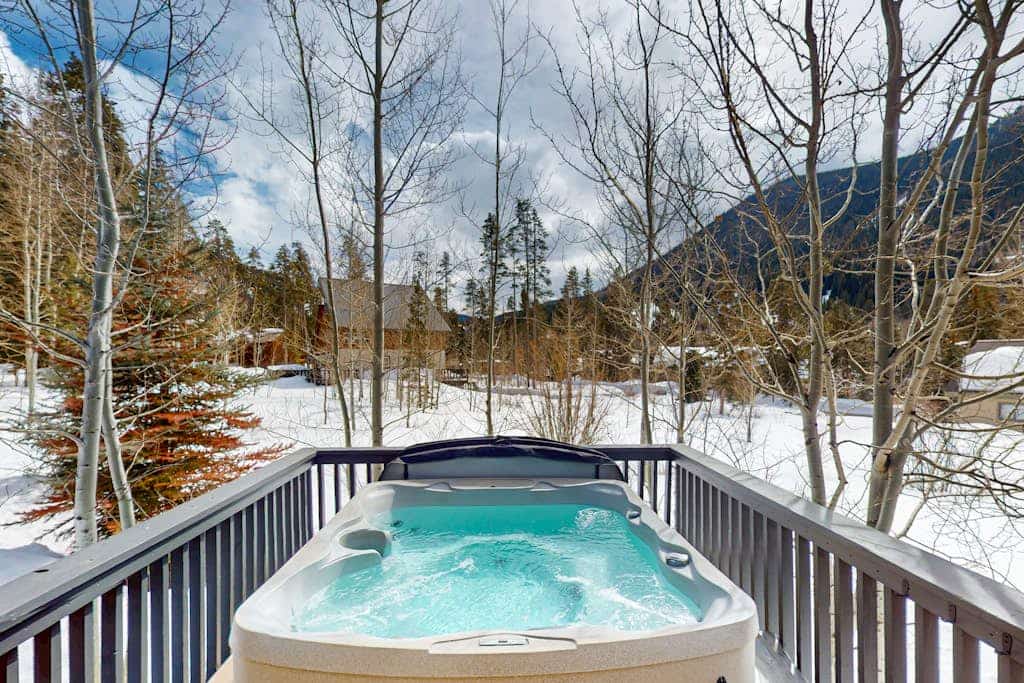 Charming mountain home with hot tub, views, and cozy fireplace