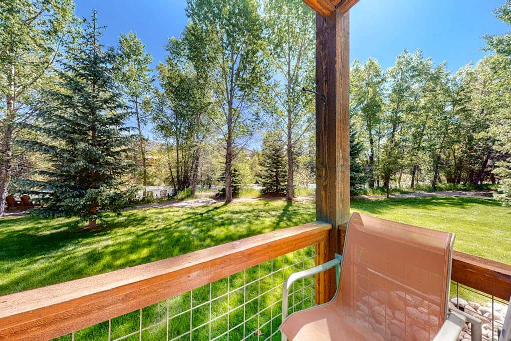 Mountain Condo by the River & Town w/ Shared Hot Tub, Private Balcony, & WiFi