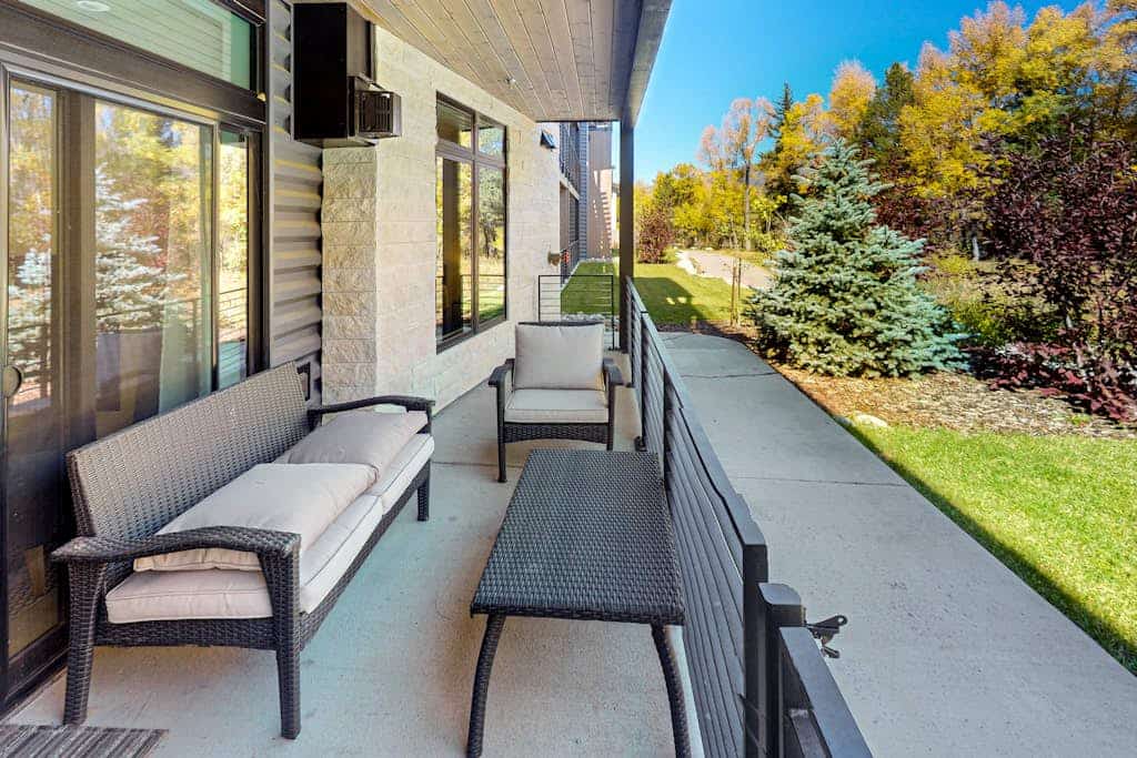 Ground-Floor, Riverfront Getaway with a Gas Fireplace, WiFi, & Furnished Patio