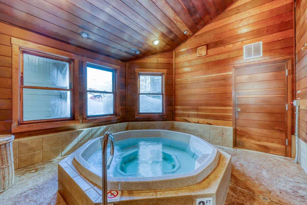 Ground-floor Steamboat getaway with hot tub, pool & washer/dryer