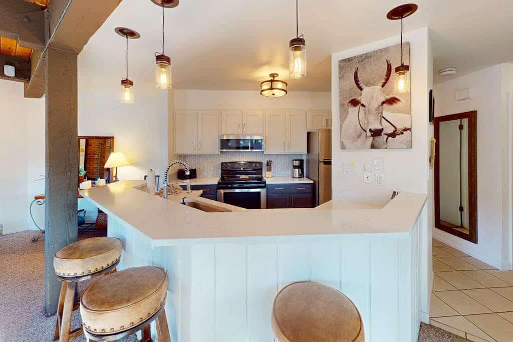 Perfect corner condo steps to Steamboat Gondola with pool & hot tub