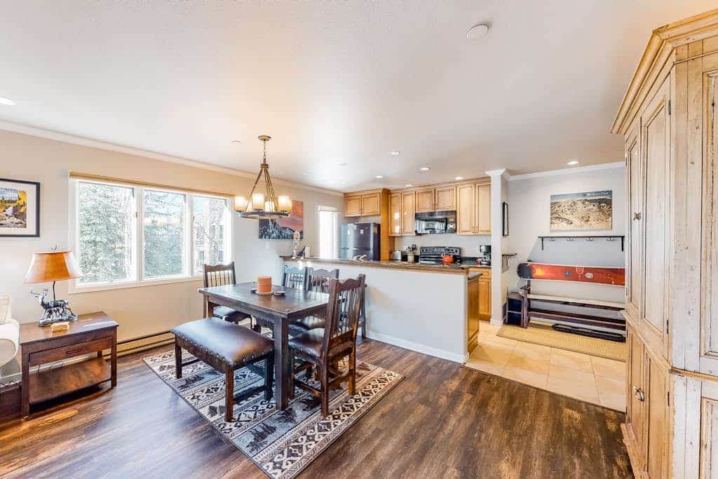 Centrally located ski-in/ski-out mountain home w/private balcony/shared hot tub