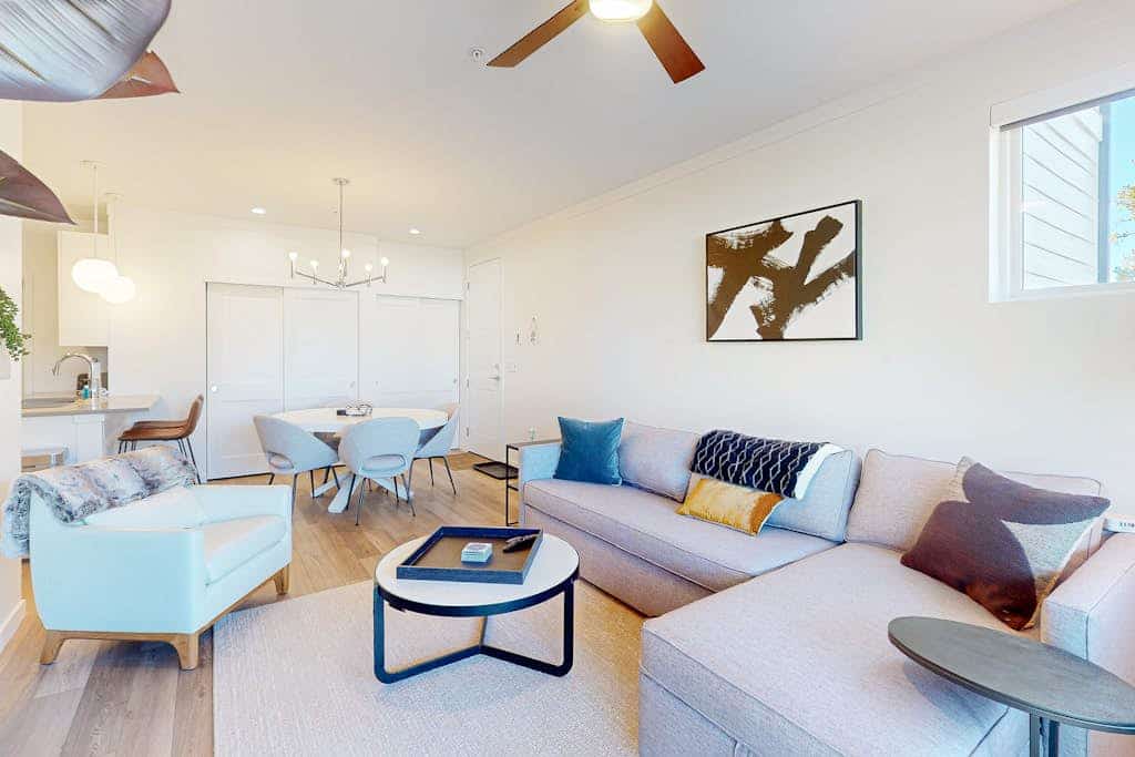 Ground-floor condo with private hot tub & heated 1-car garage with EV charger