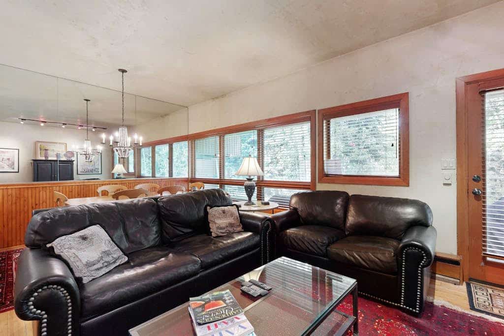 Renovated Creekside Condo w/ Wood Stove & Shared Hot Tub/Pool - Steps to Shuttle
