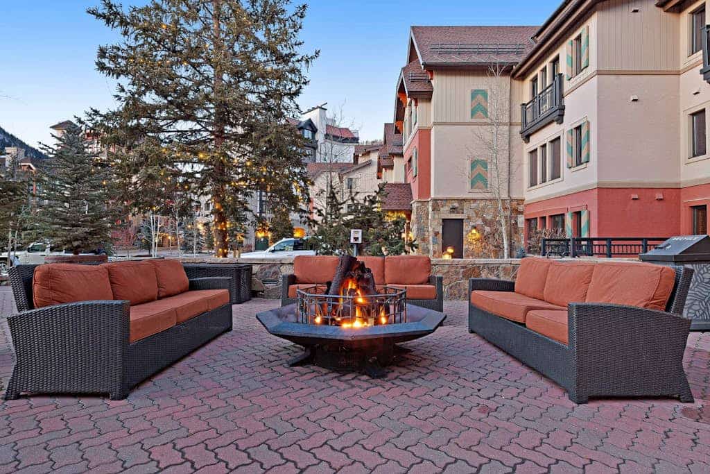 Ski-in/out hotel-condo with amazing mountain views, pool, hot tub, & balconies