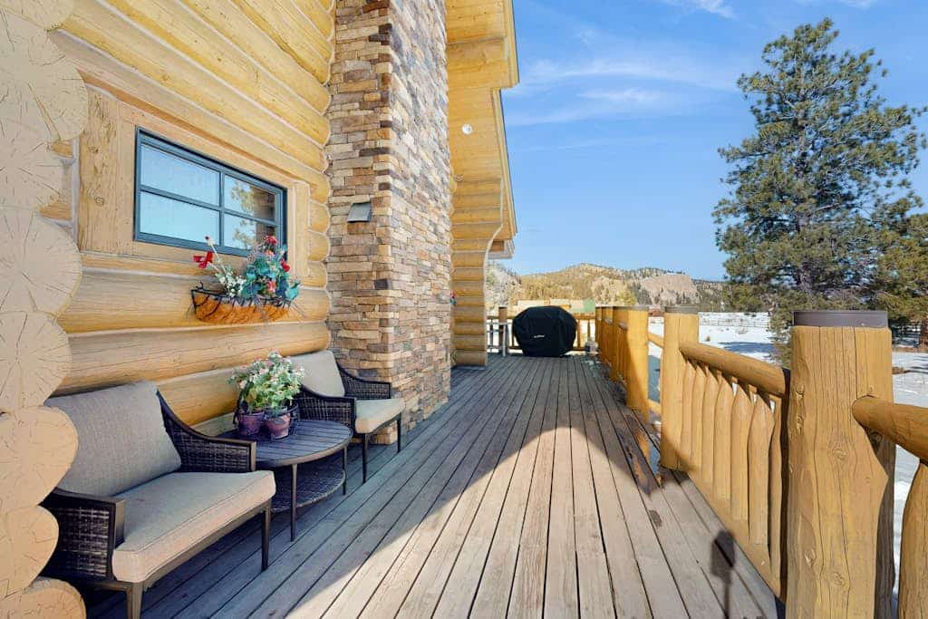 Sun-filled mountain home with large deck, games, & views - near skiing & trails