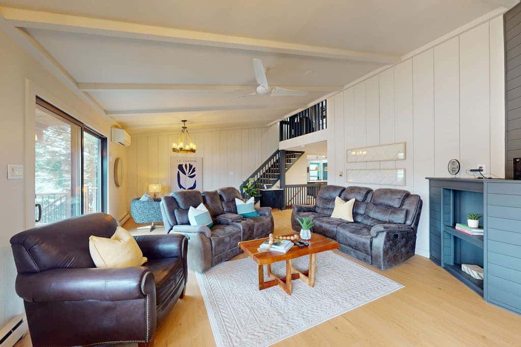 Charming lakefront home with dock, firepit, WiFi