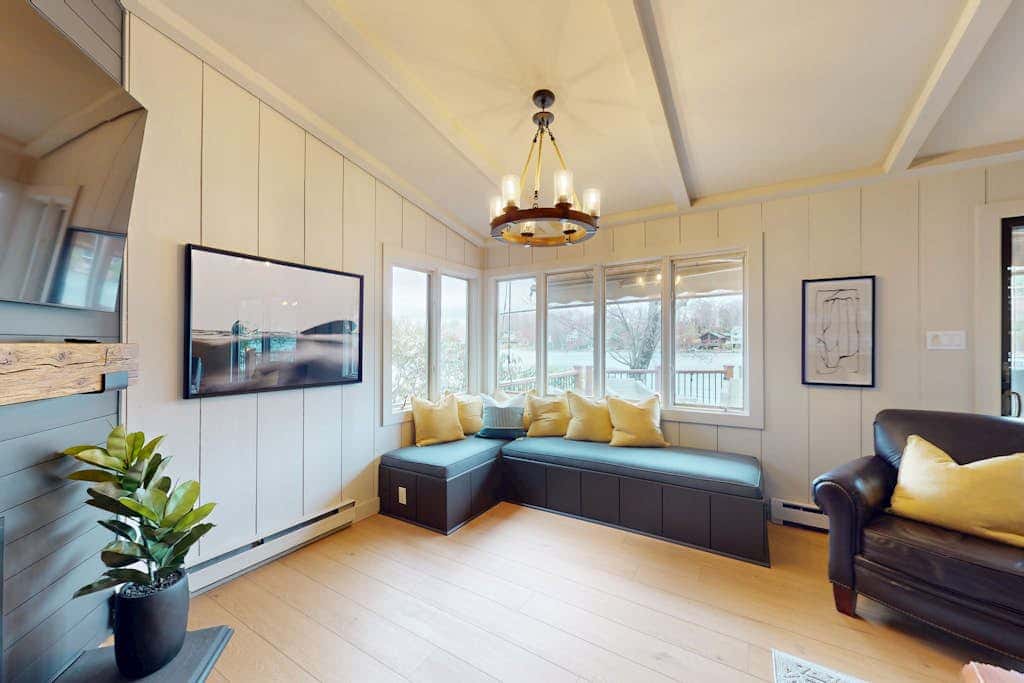 Charming lakefront home with dock, firepit, WiFi