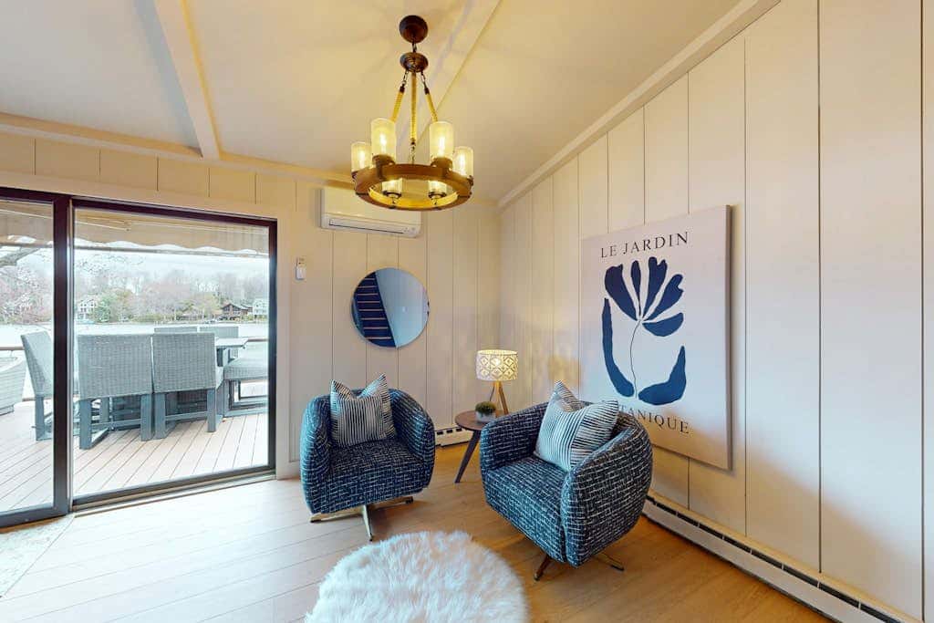 Charming lakefront home with dock, firepit, WiFi