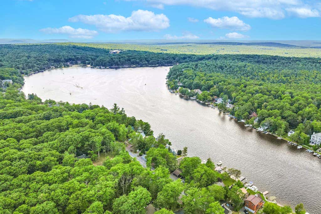 Charming lakefront home with dock, firepit, WiFi