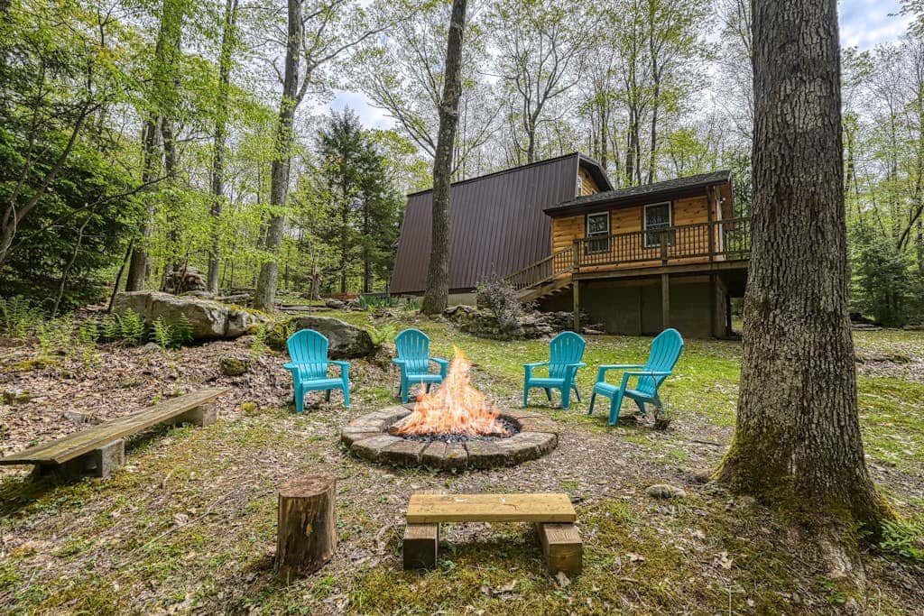 2BR - Forest Cabin - Fire Pit