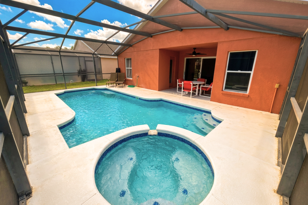 Peaceful 4BR Pool Villa Near Disney