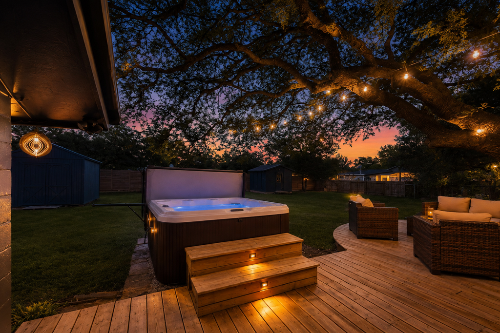 Blue Haus | Historic Charm, Hot Tub, Shuffleboard, Walk to Downtown
