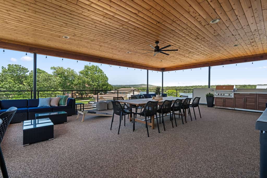 Multilevel spacious home with water access, full kitchen, balcony and BBQ
