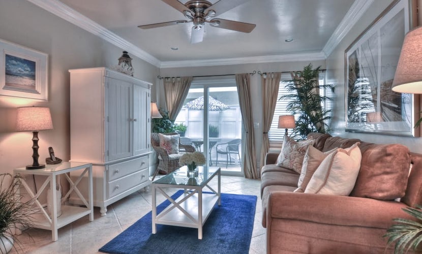 Chic Pier Bowl condo with patio - only 1 block to the beach