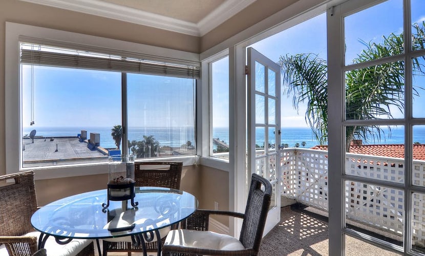 Four condos in the same building, just one block from beach & pier