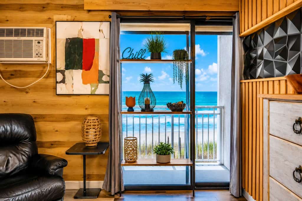 Your perfect Myrtle Beach escape starts here! Welcome to Sea Mist Resort Unit 20302, a beautifully updated oceanfront studio located in the Tides Building on the 3rd floor. Designed with comfort and coastal relaxation in mind, this inviting retreat comfortably sleeps up to four guests with two plush queen-size beds, making it an ideal getaway for couples, friends, or small families.