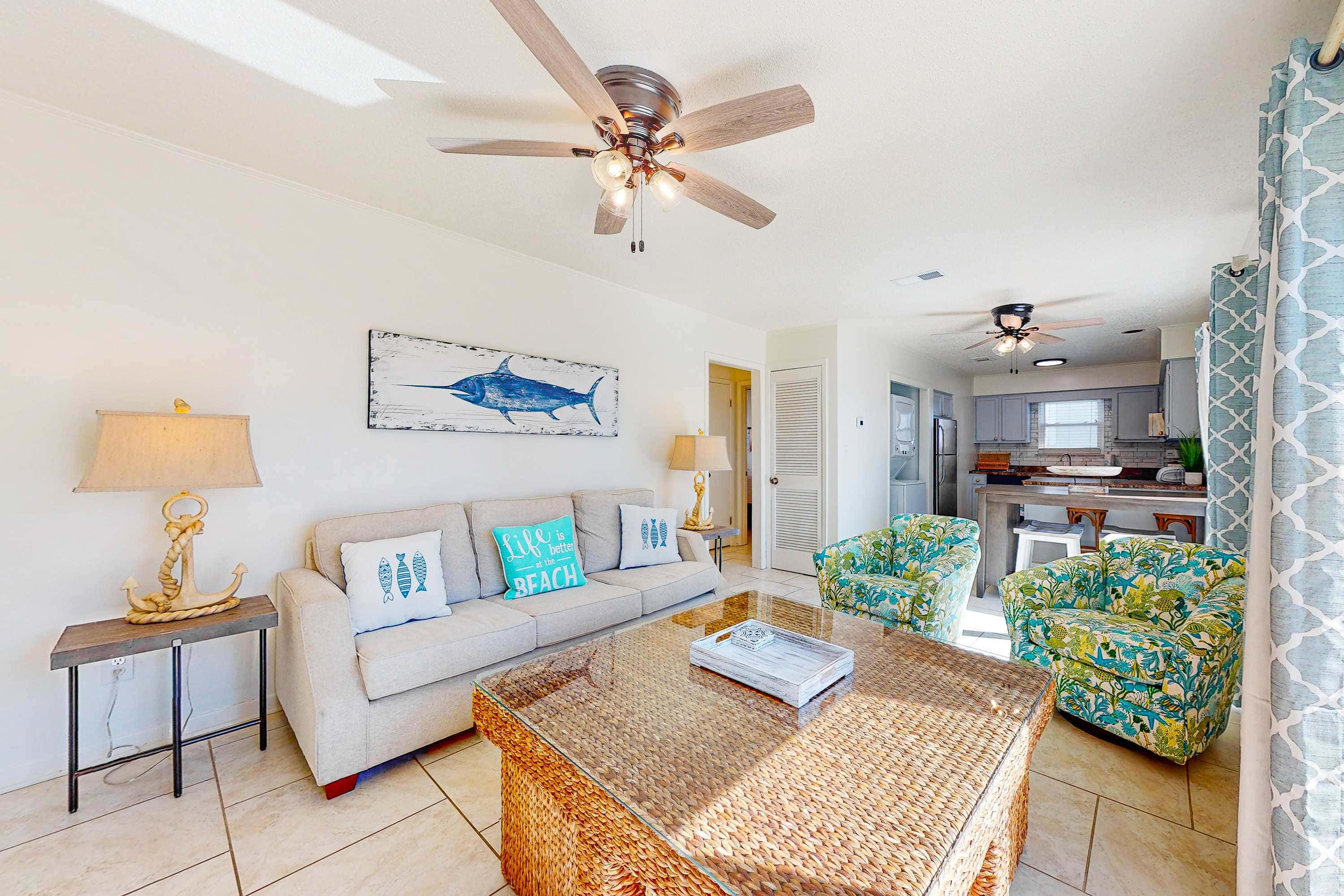 Family Friendly Condo across from Beach with Balcony