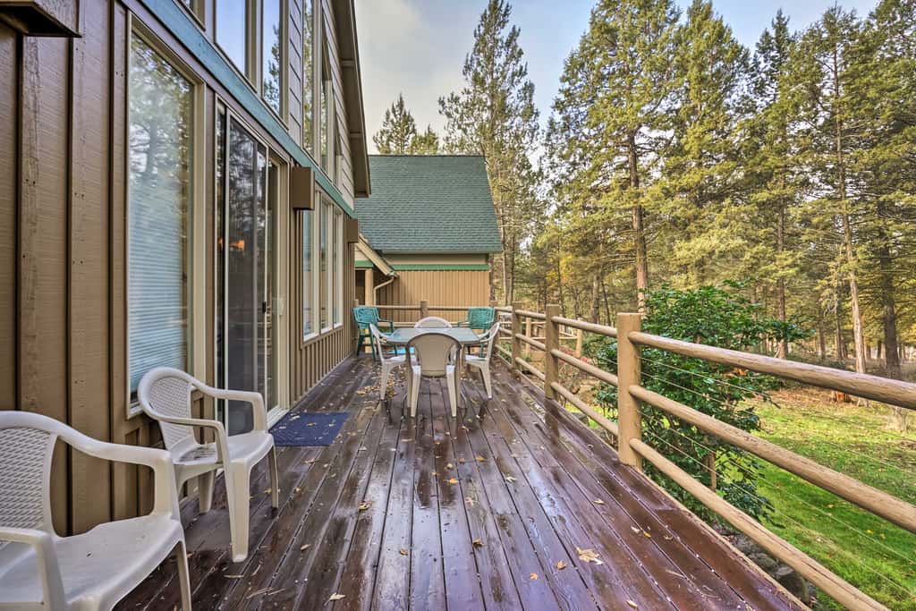 Chalet at Running Y Resort w/ Wraparound Deck!