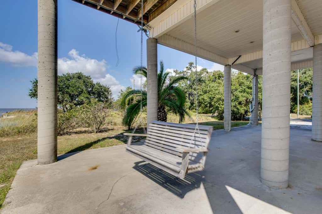 Private Beach & Views! Stilted Ocean Springs Home