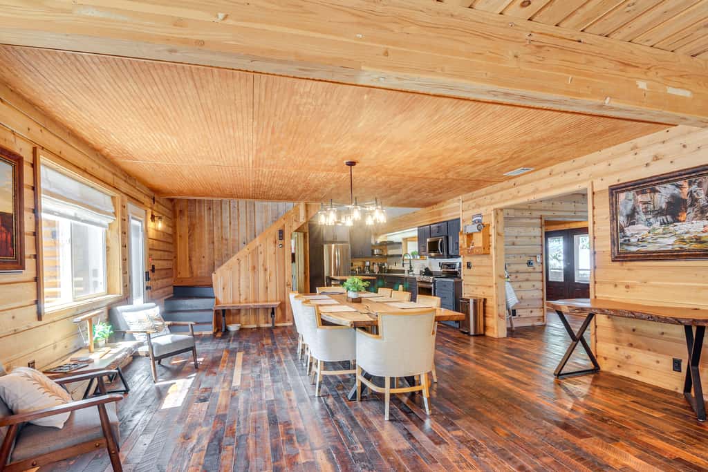 Fire Pit + Sauna: Inviting Utah Cabin
