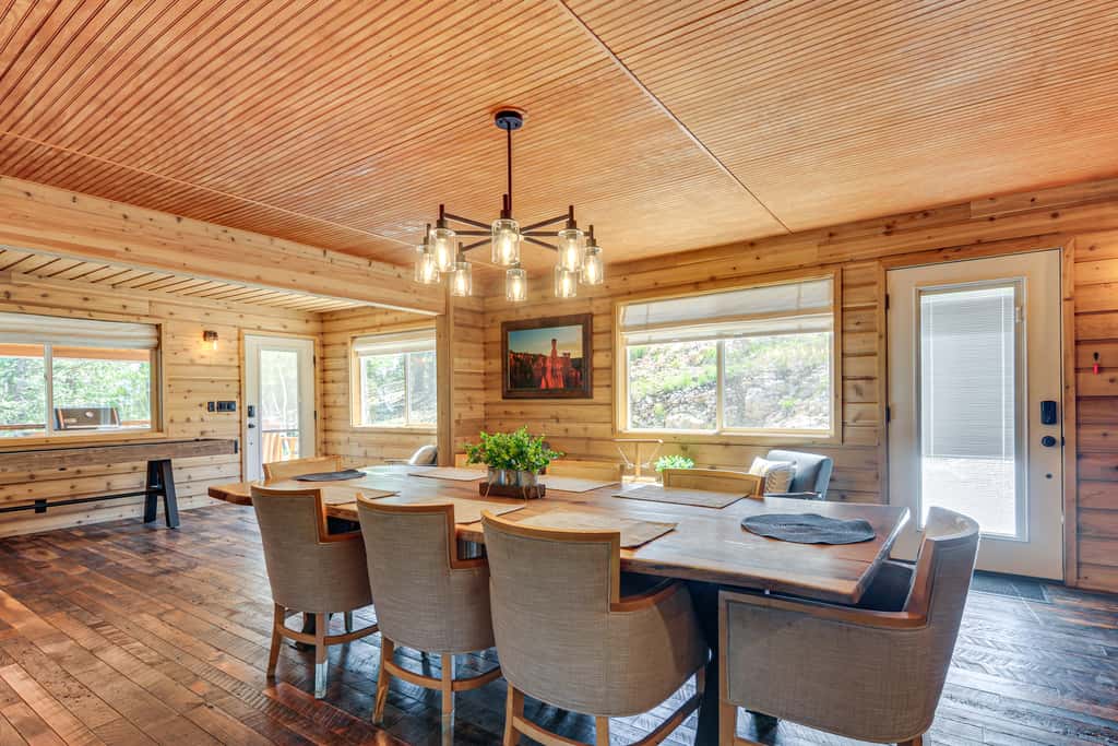 Fire Pit + Sauna: Inviting Utah Cabin