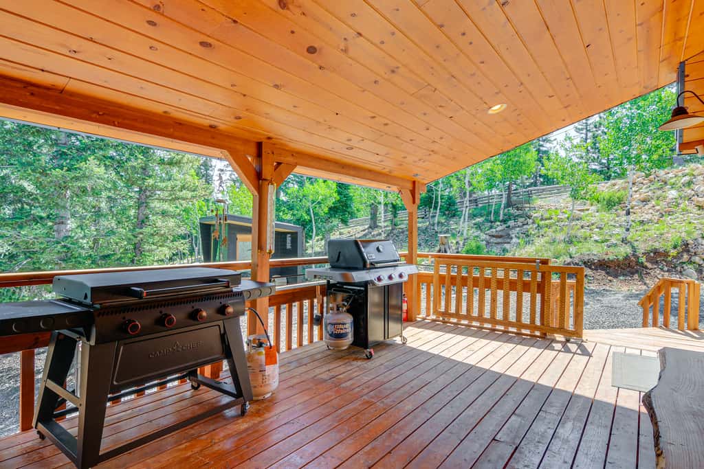 Fire Pit + Sauna: Inviting Utah Cabin