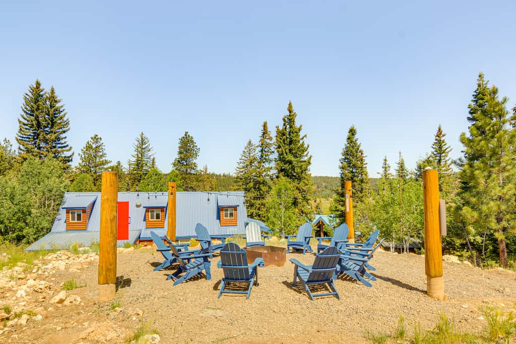 Fire Pit + Sauna: Inviting Utah Cabin