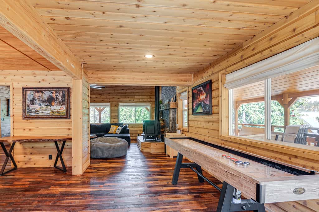 Fire Pit + Sauna: Inviting Utah Cabin