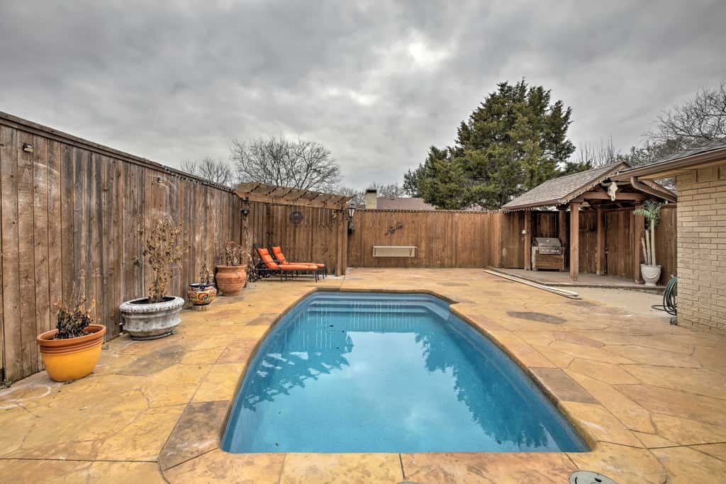 Garland Home w/ Private Pool & Yard!