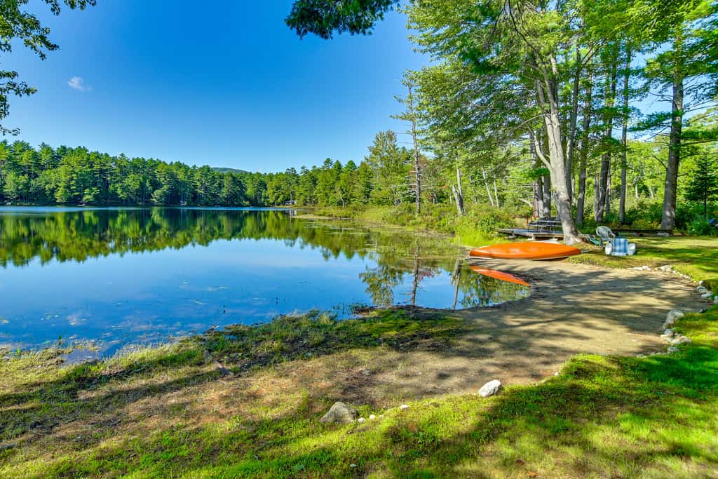 Waterfront Escape w/ Beach Access in Bridgton