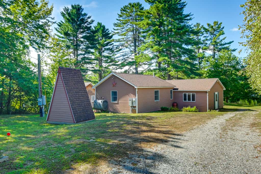 Waterfront Escape w/ Beach Access in Bridgton