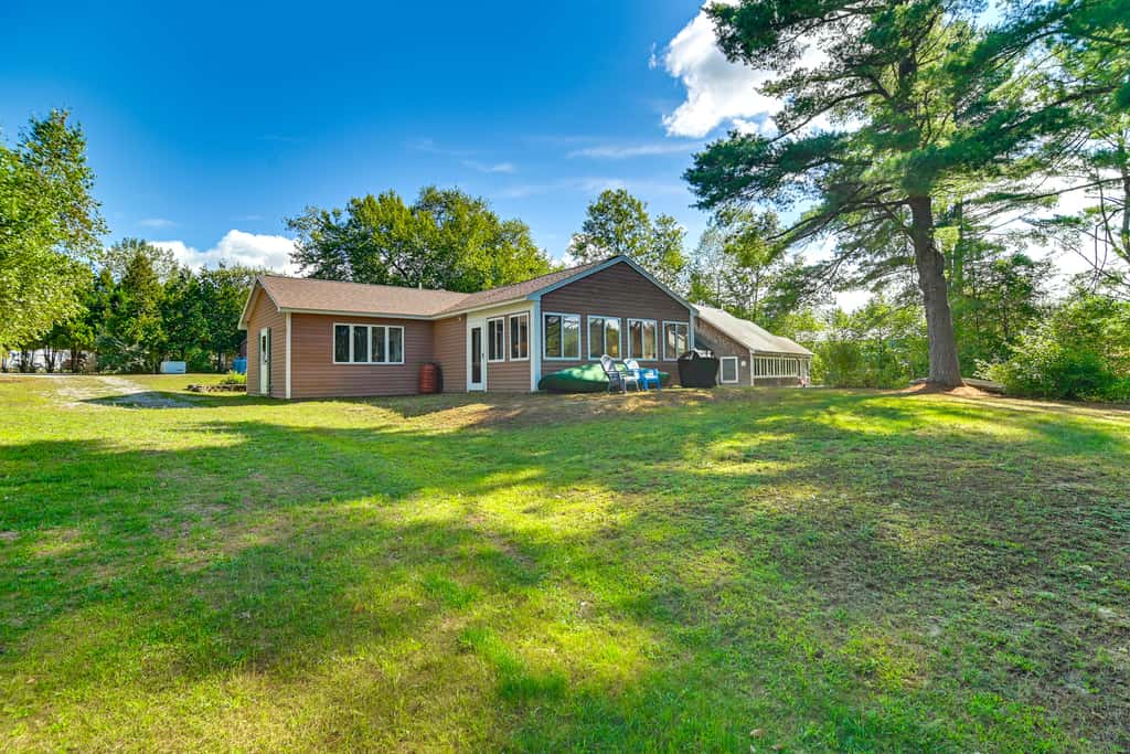 Waterfront Escape w/ Beach Access in Bridgton
