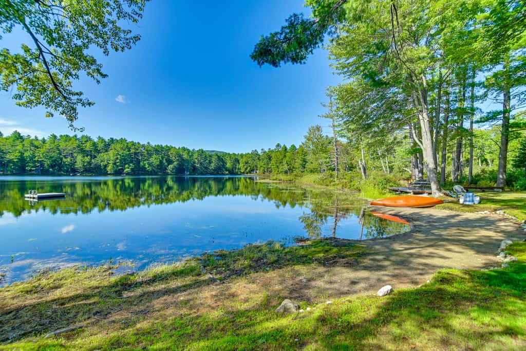 Waterfront Escape w/ Beach Access in Bridgton
