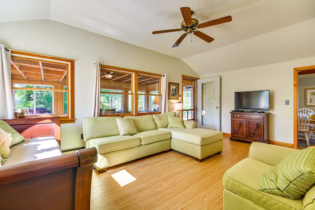 Waterfront Escape w/ Beach Access in Bridgton