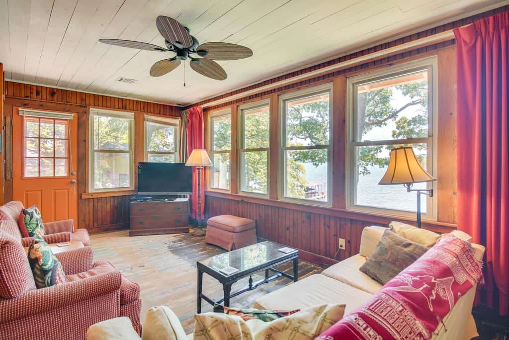 Swim Dock + Views: Lakefront Afton Vacation Rental